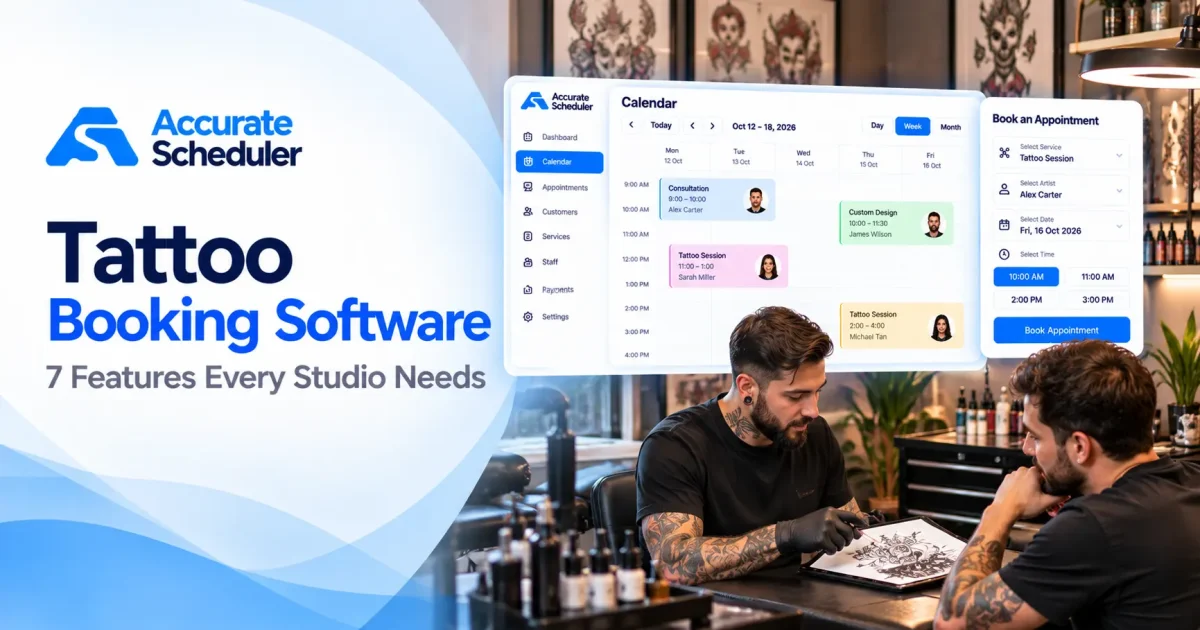 tattoo booking software