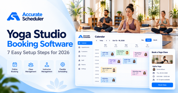 yoga studio booking software