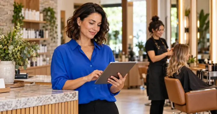 Salon scheduling software