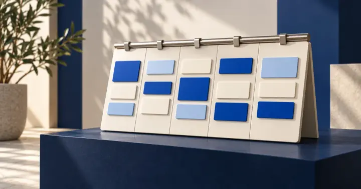 Conceptual calendar for evaluating lifetime appointment scheduling software